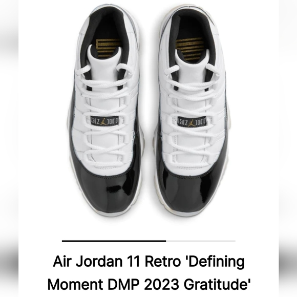 NWT Men's Air Jordan 11 Retro 'Defining Moment DMP 2023 Gratitude' - Picture 6 of 13